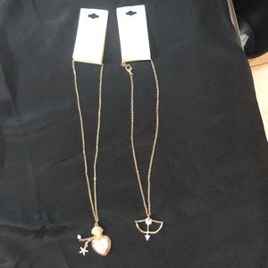 NWT Two Girls Justice Necklaces